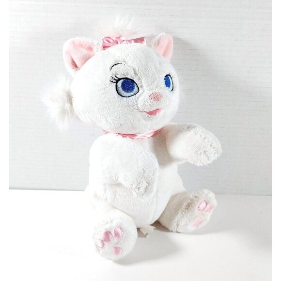 Disney Babies Plush The Aristocats Marie White Kitty Cat Stuffed Animal Toy 10" - Picture 2 of 4